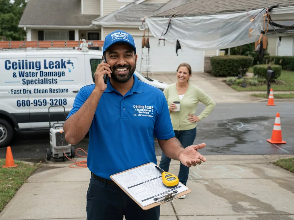 Ceiling Leak Cleanup Limekiln, PA FAQs